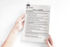 L1 Form is for Application to Evict a Tenant for Non-Payment of Rent and to Collect Rent the Tenant Owes.